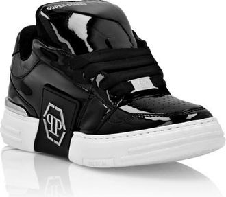 Philipp Plein Super Street Lo-Top Sneakers Hexagon Unisex in Black at Nordstrom, Size 35