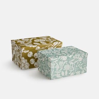 La Redoute Interieurs Set van 2 in elkaar passende opbergdozen van karton, LINDA