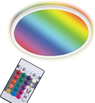 Briloner Pannello led dimmerabile con telecomando rgb ultrapiatto 15W bianco plastica Briloner