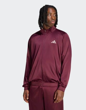 adidas adidas Performance - Tennis - Giacca copriabito color granata-Rosso