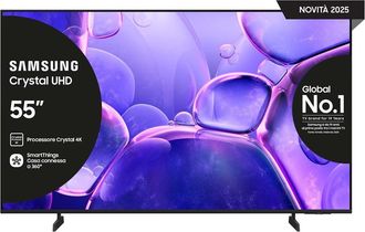 Samsung 55 Pollici Crystal Uhd U8000f 4k Vision Ai Smart Tv (2025)