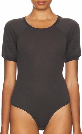 Free People Lazy Daisy Bodysuit In Charcoal