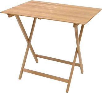 OEM Inferramenta - Mesa Picnic Plegable De Madera Cm 60 X 80 H 75 Cm - Natural Col. Delta Trade