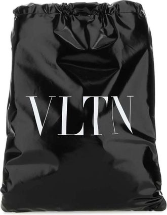 Valentino Garavani Vltn Soft Rugzak - Heren - Rugzakken - Zwart - ONE Size - Leer - Tassen