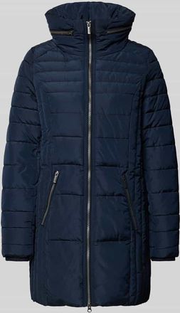 Soyaconcept Steppmantel mit abnehmbarer Kapuze Modell Nina in Dunkelblau, Größe XXL