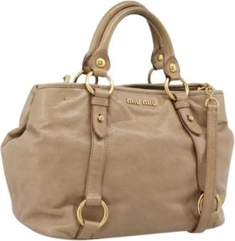 Miu Miu Borsa Pre-owned - - Pre-owned - Donna - Beige - ONE SIZE