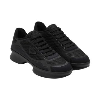 Prada Dames, Schoenen, Zwart, Maat: 38 1/2 EU Leer