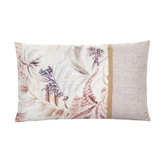 KASANOVA Cuscino divano 30x50 cm foglie beige