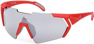 Adidas Sport SP0064 66C Mens Sunglasses Red Size 130