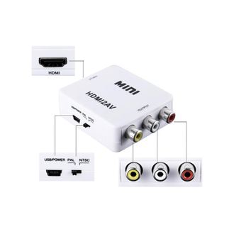 Trade Shop Trade Shop - Adaptador De Video Digital Hdmi A Av Rca Analog Digital Converter