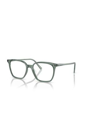 Oliver Peoples 52mm Square optical glasses in Green at Nordstrom