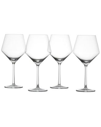Zwiesel Glas Pure Tritan Set Of 4 Crystal Burgundy Glasses