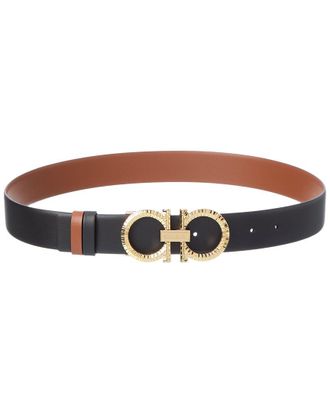 Ferragamo Gancini Reversible Leather Belt