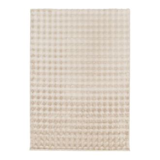 AFK Living Alfombra ultrasuave con efecto en relieve 120 x 170 cm