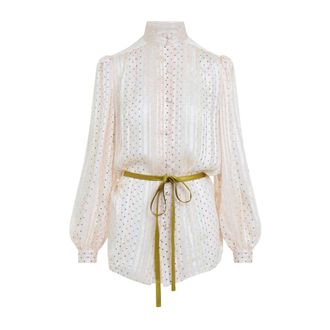 Valentino Camisa Stars - Blouses & Shirts - Mujer - Beige - S