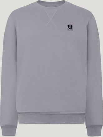 Belstaff Sweatshirt Mens Cotton Fleece Faded Indigo Size 2XL