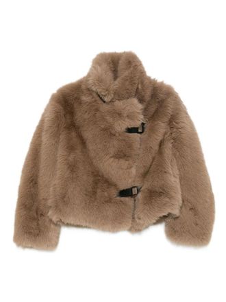 Molliolli toggle-fastening coat - Brown