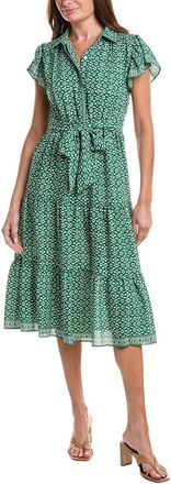 Max Studio Collar Midi Dress
