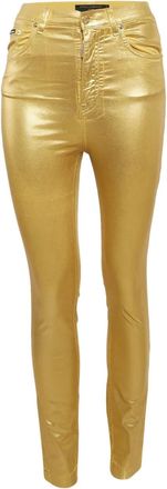 Dolce & Gabbana Pantaloni in cotone - Giallo