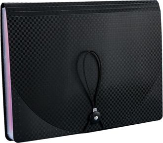 OEM Organizador De Documentos Multifuncional, Bolsa Para Documentos Expandible, Dise&ntilde;o De Cuadr&iacute;cula, Material Duradero, Apto Para Documentos De Tama&ntilde;o A4