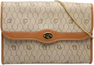Dior Pre-owned Cross Body Bags, female, Beige, Size: ONE SIZE Pre-owned Crossbody Bag