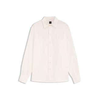 BOSS Relaxed-fit blouse with chest pocket