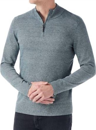 Smartwool Sparwood 1/2 Zip Sweater In Twilight Blue Marble