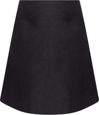 Alexander McQueen Alexander Mcqueen Womens Satin A-Line Skirt