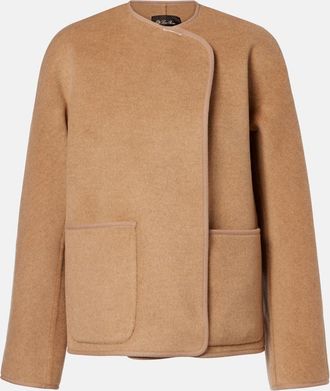 Loro Piana Glenn wool and cashmere jacket