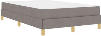 vidaXL Cama Tipo Box Spring Taupe, Marr&oacute;n 120 X 200 Cm Vidaxl