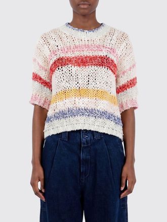 Roberto Collina Maglione a righe in misto cotone