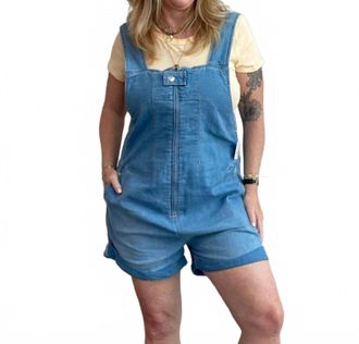 Free People Jude Shortalls In Blue