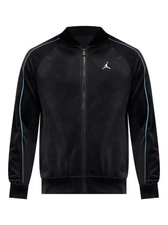 Nike Jordan Brooklyn zip-up track jacket - men - Polyester/Elastane - M - Black