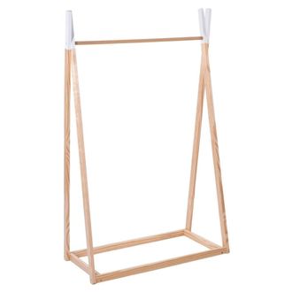 Atmosphera Atmosphera - Burro De Ropa Tipi Infantil Organizador De Ropa Melamina 79x126 Cm - Color Robe Y Blanco