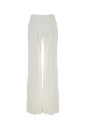 Ermanno Scervino D486p701xif 10602 Snowwhiteoffwhite Exterior: Acetate Viscose Pantaloni Trousers