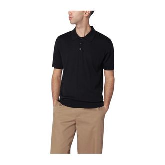 Golden Goose Polo Shirts, male, Black, Size: S Polo