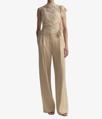 A.L.C. Winston High-Rise Pant In Crema Dolce