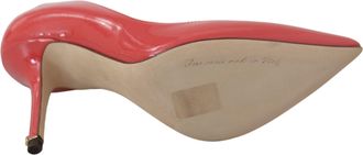 Dolce & Gabbana Dark Pink Patent Leather Heels Womens Pumps
