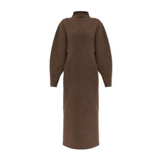 Max Mara Vestido de Lana Tenuta - Dresses - Mujer - Marr&oacute;n - 2XS