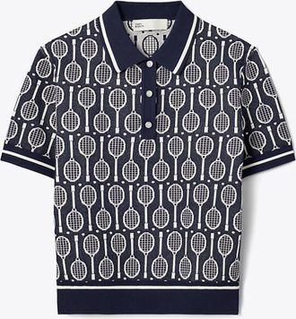 Tory Burch Womens Tech Knit Polo, size XL