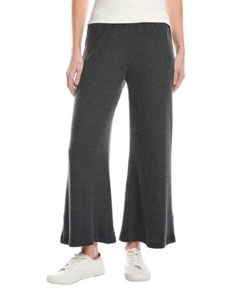 Red Haute Waffle Knit Wide-Leg Pant