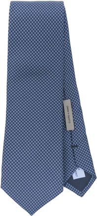 Corneliani silk tie - men - Silk - One Size - Blue