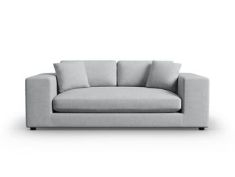 CXL by Christian Lacroix Sof&aacute; 3 plazas de tejido estructural gris claro