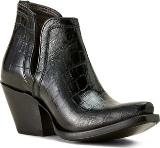 Ariat Dixon X Toe Short Western Boot in Black at Nordstrom Rack, Size 7.5