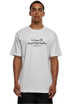 Mister Tee MT Upscale Mens Ramen Club Heavy Oversize Tee T-Shirt, White, S Plus Tall