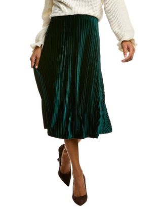 Alexia Admor Alaina Velvet Midi Skirt