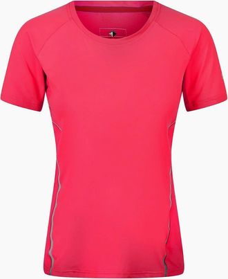 Regatta Womens Crew Neck Raglan Sleeve Jersey Competition T-Shirt - Pink - Size: 14