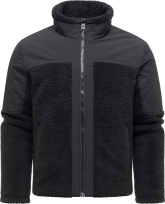 Stone Harbor Riveen heren sherpa fleecejas - teddyjas met hoge kraag