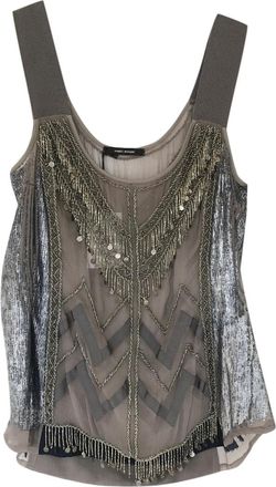 Isabel Marant Embellished Embroidered Top Size S