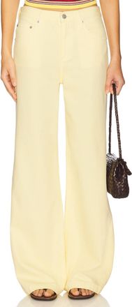 Pistola Denim Jadyn Low Slung Palazzo Jeans In Lemonade